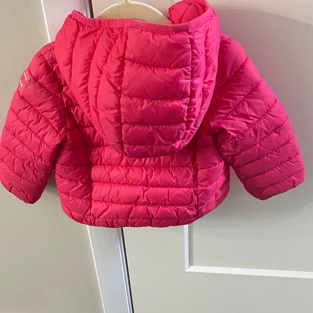 GAP Kids Pink Puffer Jacket - Picture 3 of 4